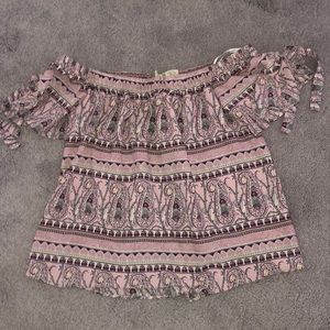 Off the shoulder blouse